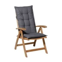 Madison Tuinstoelkussen Lage Rug Outdoor Oxford Grijs -Madison 1000002217 0102