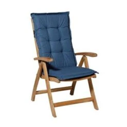 Madison Tuinstoelkussen Lage Rug Outdoor Oxford Blauw -Madison 1000002228 0102