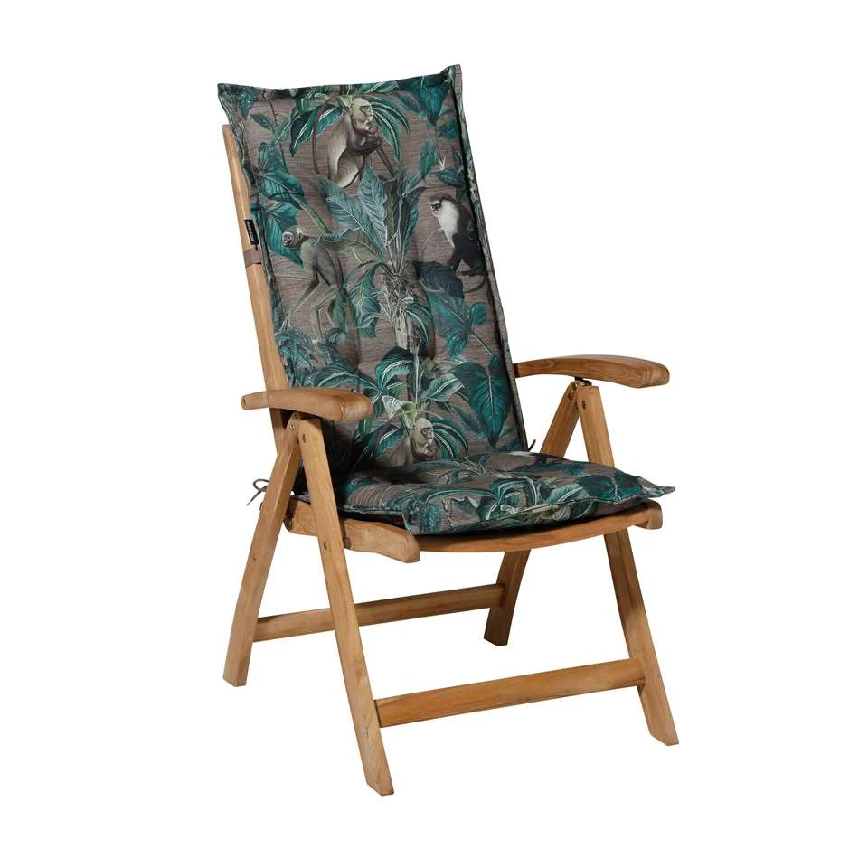 Madison Tuinkussen Lage Rug - Floris - 105x50 - Grijs 4 Madison Tuinkussen Lage Rug - Floris - 105x50 - Grijs - Afbeelding 2