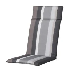 Madison - Hoge Rug - Stripe Grey - 120x50 - Grijs