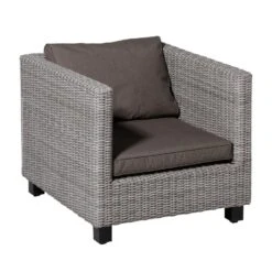 Madison Lounge Luxe Outdoor Oxford Taupe Zitkussen 60x60cm -Madison 1000041085 0111