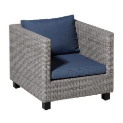 Madison Lounge Luxe Panama Safier Blue Zitkussen 60x60cm -Madison 1000041098 0111