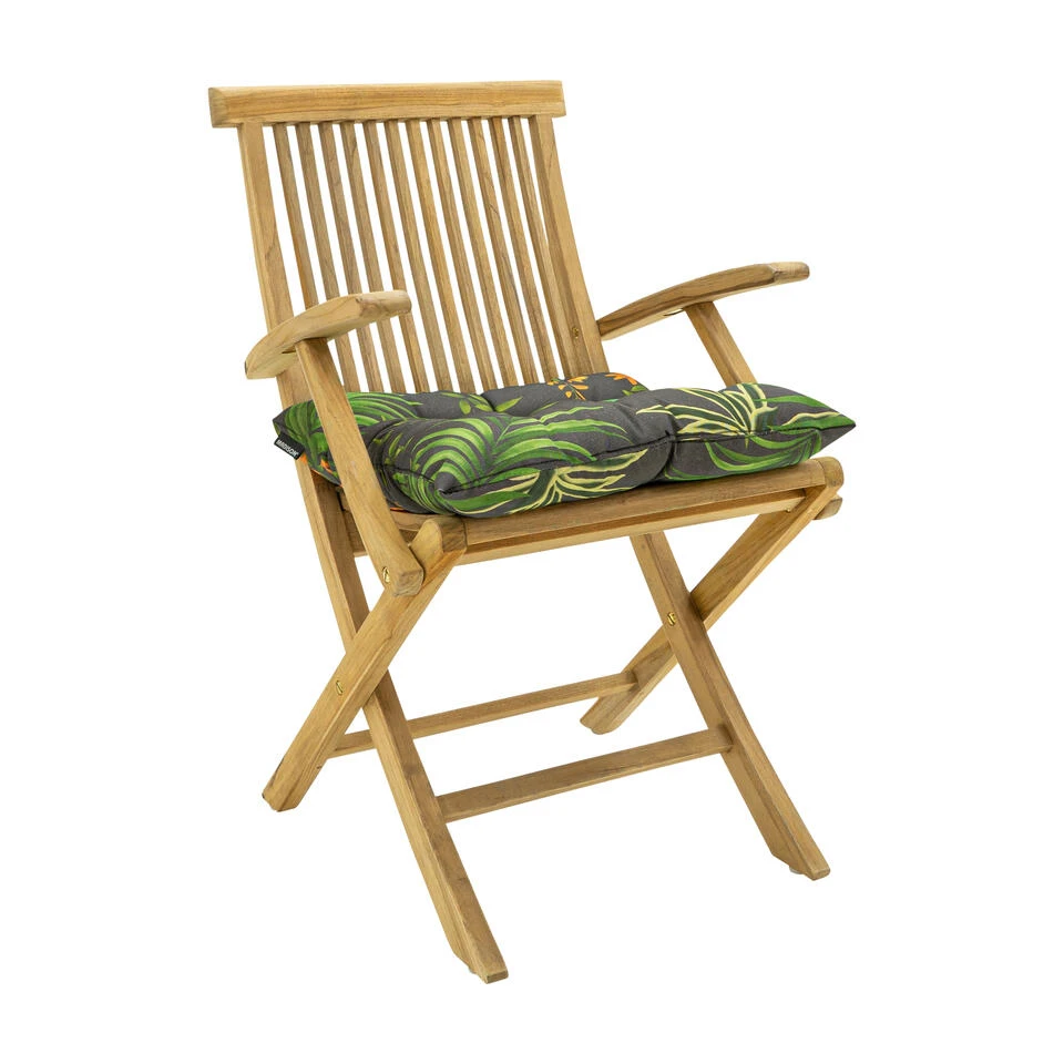 Madison - Zitkussen - Celeste Grey - 46x46 - Grijs 4 Madison - Zitkussen - Celeste Grey - 46x46 - Grijs - Afbeelding 2