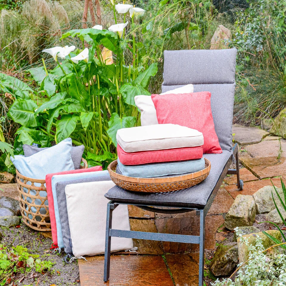 Madison - Bankkussen 110x48 - Oranje - Terra Recycled Canvas 5 Madison - Bankkussen 110x48 - Oranje - Terra Recycled Canvas - Afbeelding 3