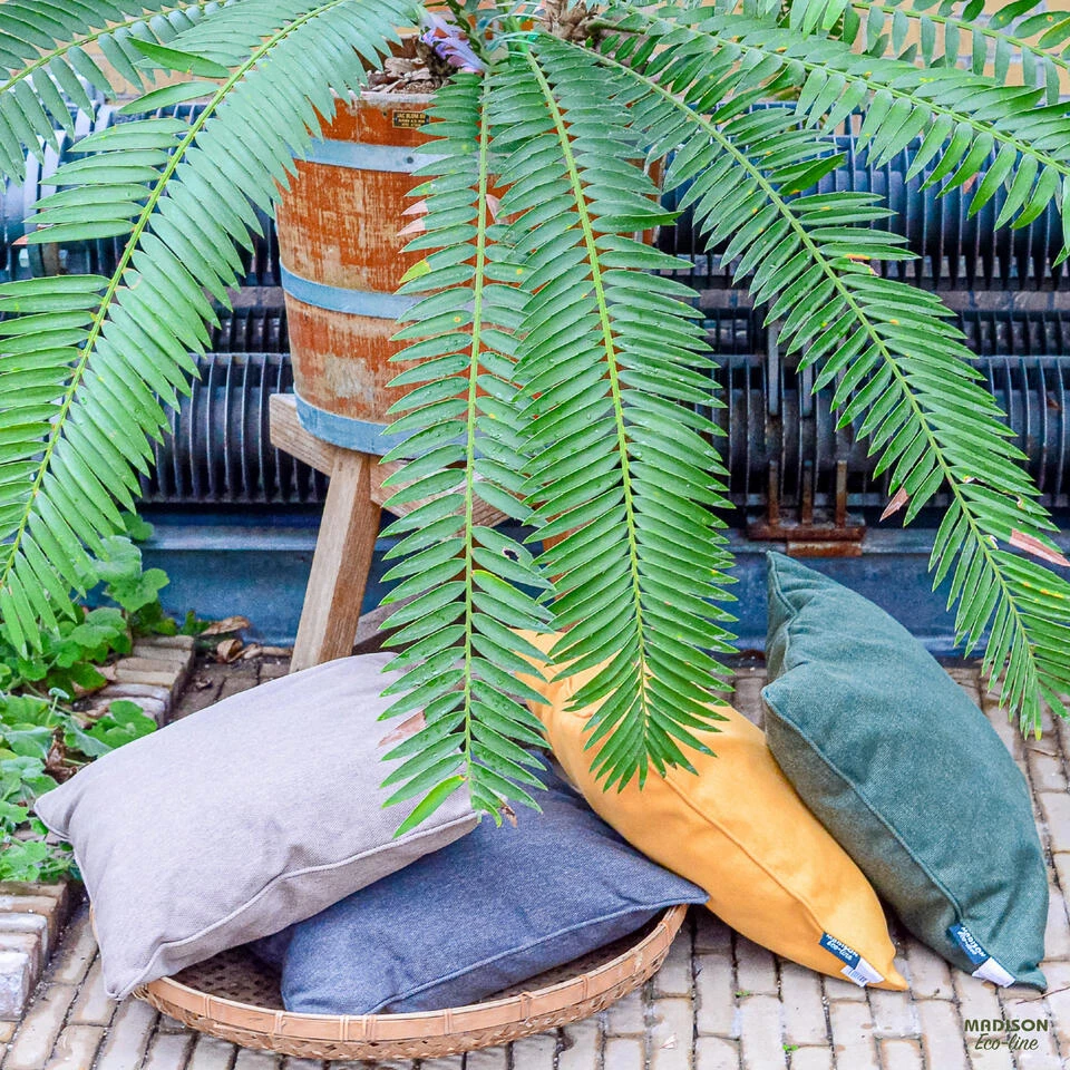 Madison - Bankkussen 110x48 - Groen - Moss Green Recycled Canvas 5 Madison - Bankkussen 110x48 - Groen - Moss Green Recycled Canvas - Afbeelding 3