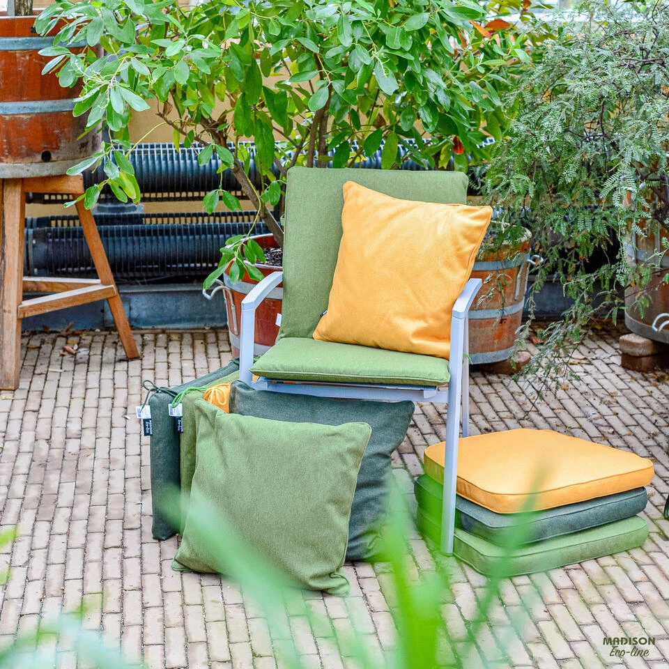 Madison - Bankkussen 110x48 - Groen - Moss Green Recycled Canvas 6 Madison - Bankkussen 110x48 - Groen - Moss Green Recycled Canvas - Afbeelding 4