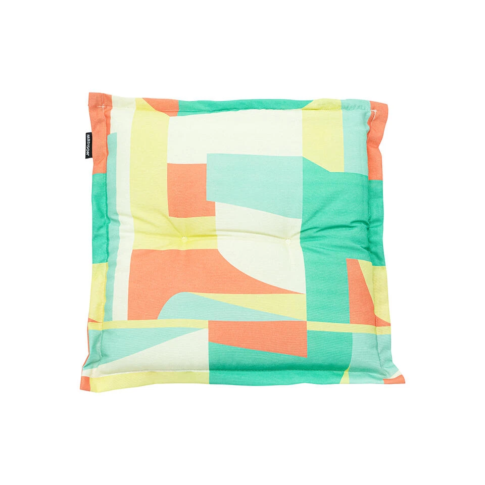 Madison - Zitkussen 50x50 - Multicolor - Patch Pastel 4 Madison - Zitkussen 50x50 - Multicolor - Patch Pastel - Afbeelding 2