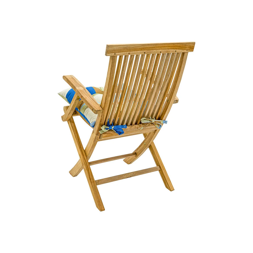 Madison - Zitkussen 46x46 - Multicolor - Patch Azur 6 Madison - Zitkussen 46x46 - Multicolor - Patch Azur - Afbeelding 4