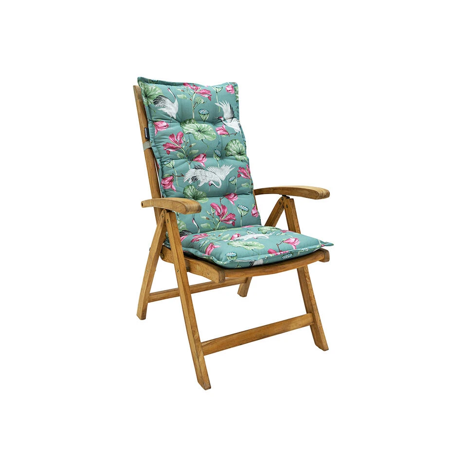 Madison - Tuinstoelkussen Hoge Rug 123x50 - Groen - Vieve Green 4 Madison - Tuinstoelkussen Hoge Rug 123x50 - Groen - Vieve Green - Afbeelding 2