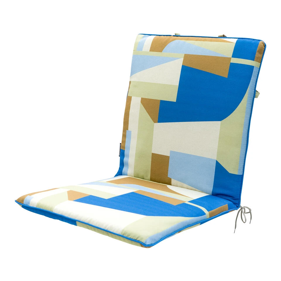 Madison - Stapelstoelkussen 97x49 - Multicolor - Patch Azur 3 Madison - Stapelstoelkussen 97x49 - Multicolor - Patch Azur