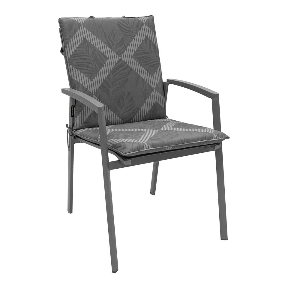 Madison - Stapelstoelkussen 97x49 - Grijs - Demi Grey 4 Madison - Stapelstoelkussen 97x49 - Grijs - Demi Grey - Afbeelding 2