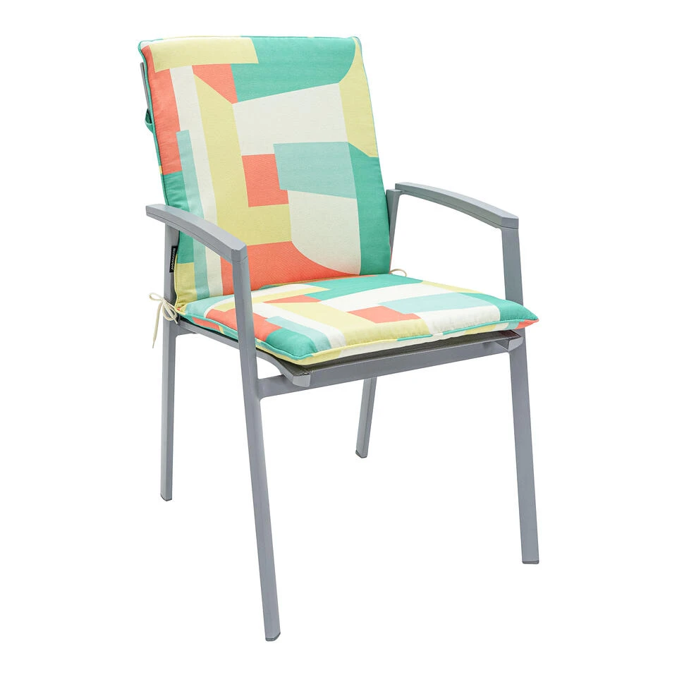 Madison - Stapelstoelkussen 97x49 - Multicolor - Patch Pastel 4 Madison - Stapelstoelkussen 97x49 - Multicolor - Patch Pastel - Afbeelding 2