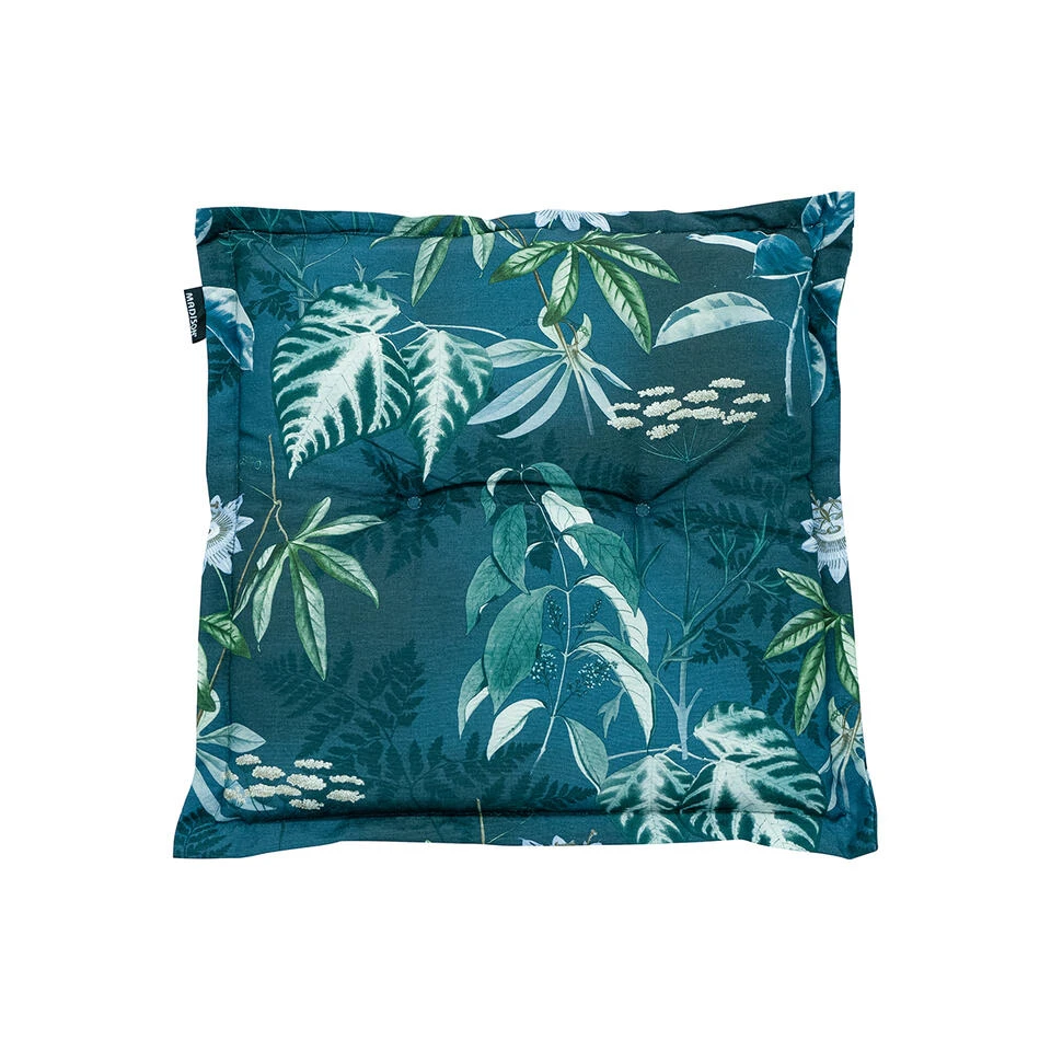 Madison - Zitkussen 50x50 - Blauw - Mauel Blue 4 Madison - Zitkussen 50x50 - Blauw - Mauel Blue - Afbeelding 2