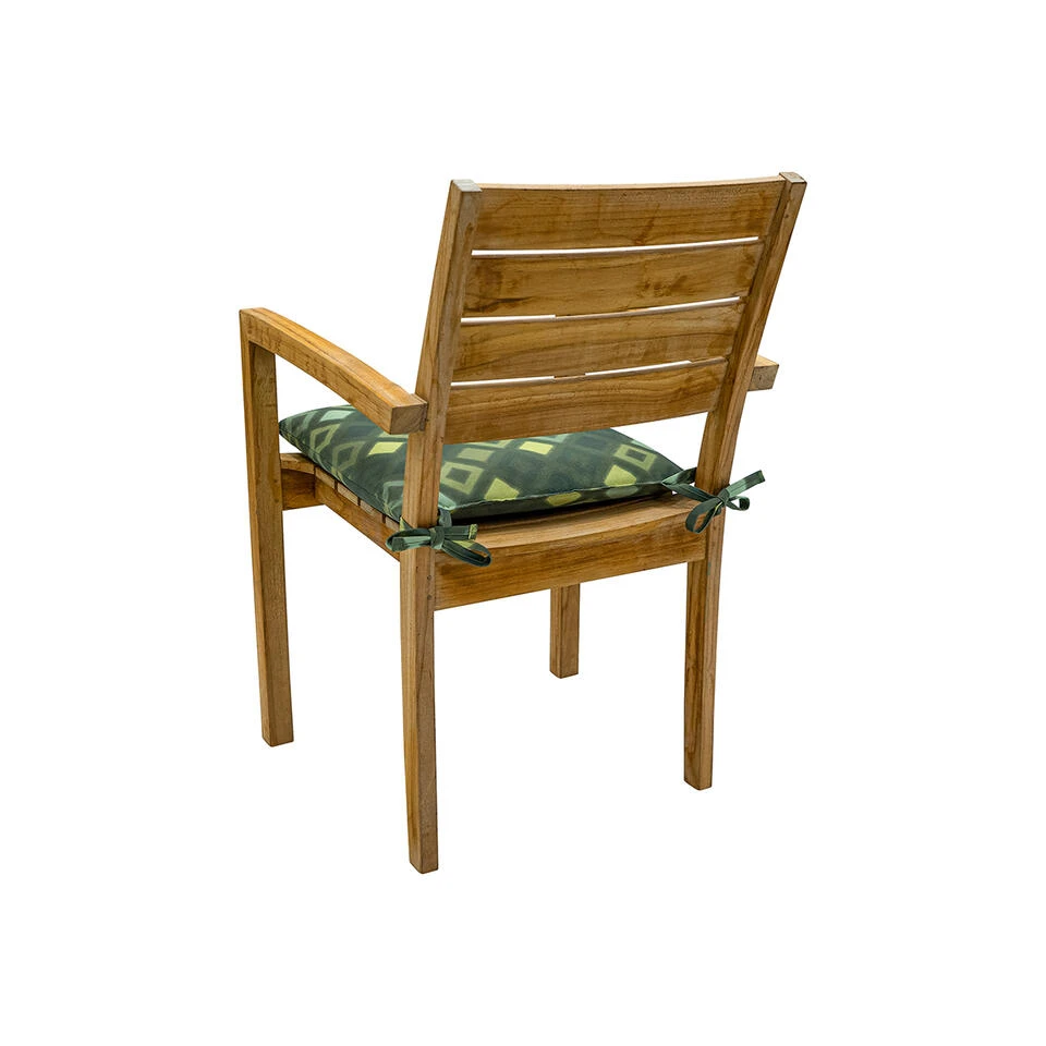 Madison - Zitkussen 46x46 - Groen - Grids Green 6 Madison - Zitkussen 46x46 - Groen - Grids Green - Afbeelding 4