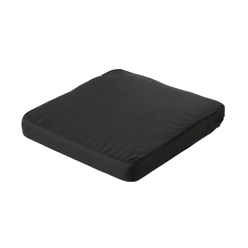 Madison - Lounge Luxe Rib Black - 73x73 - Zwart 3 Madison - Lounge Luxe Rib Black - 73x73 - Zwart