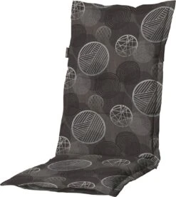 Madison Stoelkussen Met Hoge Rug Circle 123x50 Cm Grijs