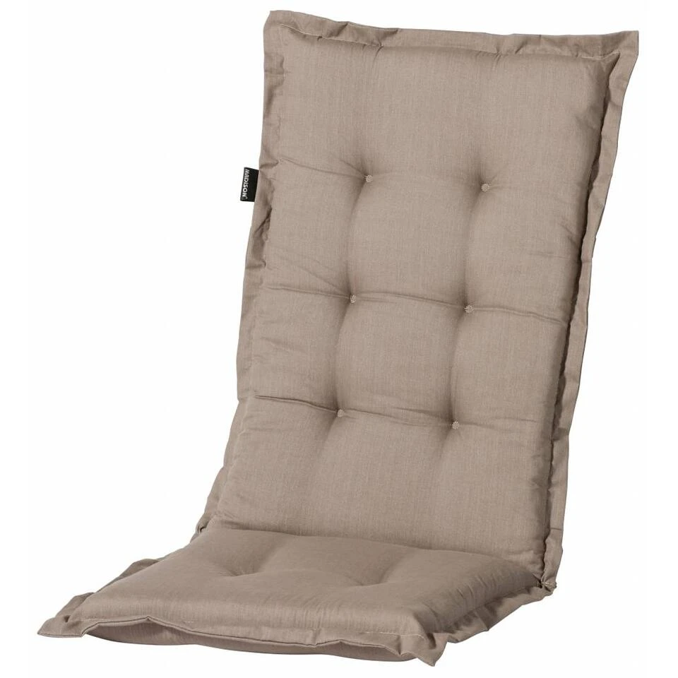Madison Tuinstoelkussen Lage Rug Basic Taupe 3 Madison Tuinstoelkussen Lage Rug Basic Taupe
