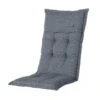Madison Tuinstoelkussen Hoge Rug Rib Grijs -Madison 1110777243