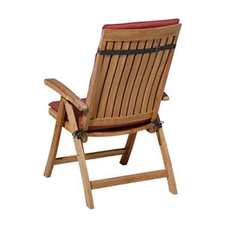 Madison Tuinstoelkussen Hoge Rug Outdoor Manchester Rood 5 Madison Tuinstoelkussen Hoge Rug Outdoor Manchester Rood - Afbeelding 3