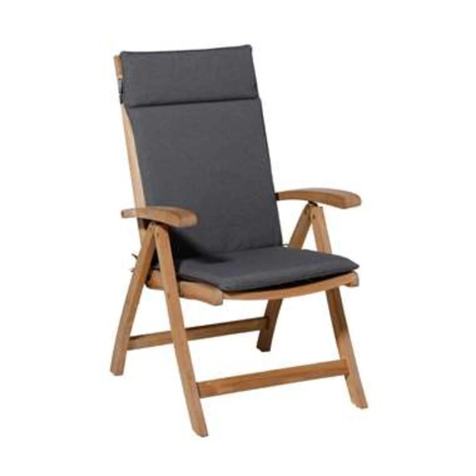 Madison Tuinstoelkussen Hoge Rug Outdoor Manchester Grijs 4 Madison Tuinstoelkussen Hoge Rug Outdoor Manchester Grijs - Afbeelding 2