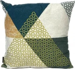 Madison Sierkussen 45x45 Cm Triangle Green