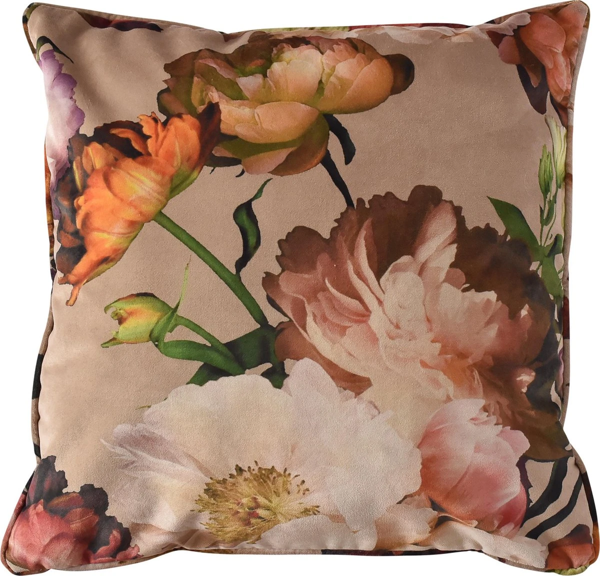 MADISON HOME SIERKUSSEN FLORANCE BEIGE 60X60CM 5 MADISON HOME SIERKUSSEN FLORANCE BEIGE 60X60CM - Afbeelding 3