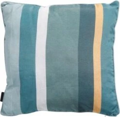 Madison Sierkussen Met Paspel 50x50 Stripe Green