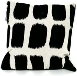 Madison Sierkussen 50x50 Cm Velvet Black/white