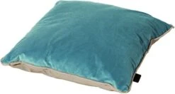Madison Sierkussen Velvet-Panama - 45x45 - Light Blue - Linnen