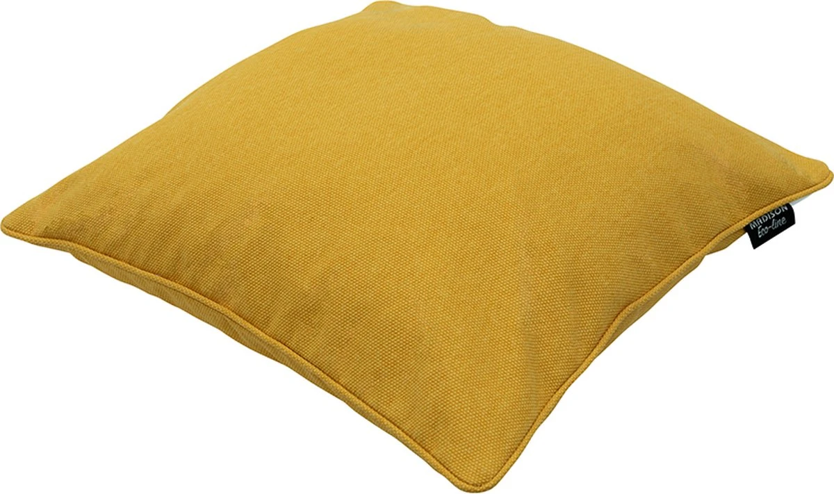 Madison - Sierkussen 50x50 - Goud - Beige Recycled Canvas 3 Madison - Sierkussen 50x50 - Goud - Beige Recycled Canvas