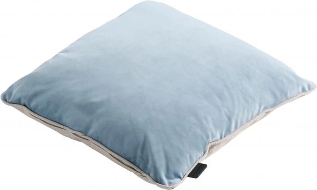 Madison Sierkussen Velvet-Panama - 45x45 - Light Blue - Linnen 4 Madison Sierkussen Velvet-Panama - 45x45 - Light Blue - Linnen - Afbeelding 2