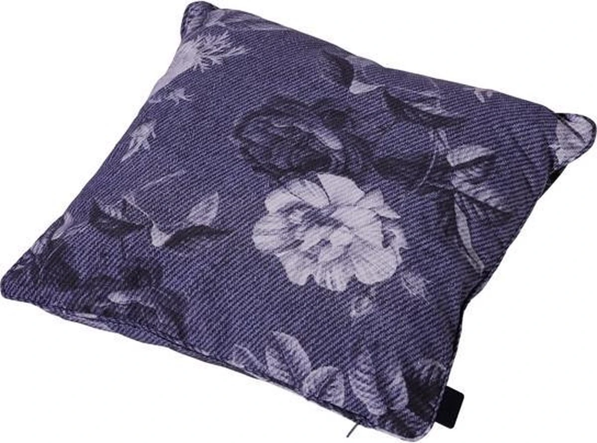 Madison Sierkussen 50x50 Cm Denim Flower Blue 3 Madison Sierkussen 50x50 Cm Denim Flower Blue