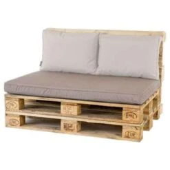 Madison Palletkussen Lounge Panama Taupe - 120 X 80cm -Madison 1315437430 0101