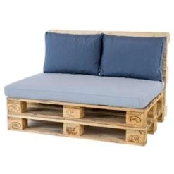 Madison Rugkussen Lounge Panama Safier Blue - 60 X 40cm -Madison 1454536203 0101