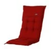 Madison Tuinstoelkussen Hoge Rug Rib Rood -Madison 1699479652