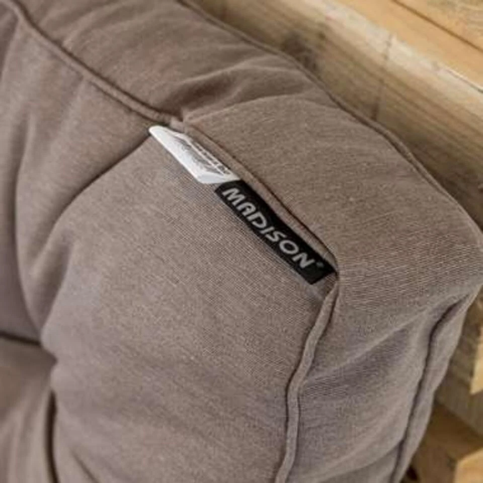 Madison Palletkussen Florance Taupe - 120 X 80cm 6 Madison Palletkussen Florance Taupe - 120 X 80cm - Afbeelding 4