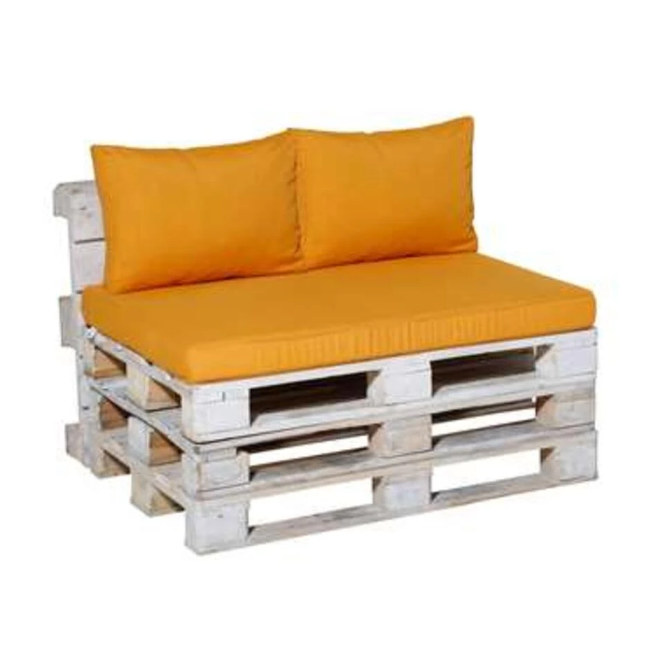 Madison Palletkussen Panama Lounge Oker Geel - 120 X 80cm 3 Madison Palletkussen Panama Lounge Oker Geel - 120 X 80cm