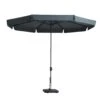 Madison Parasol Syros Luxe 350 Cm Saffier Blue