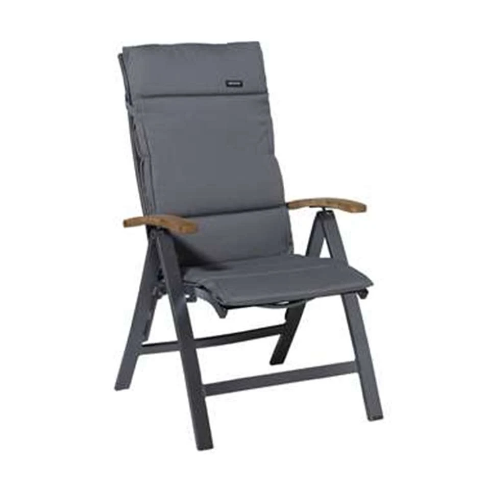 Madison Tuinstoelkussen Fiber De Luxe Rib Grijs 4 Madison Tuinstoelkussen Fiber De Luxe Rib Grijs - Afbeelding 2