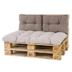 Madison Rugkussen Florance Taupe - 60 X 43cm -Madison 1814149704 0101