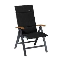 Madison Tuinstoelkussen Fiber De Luxe Rib Zwart -Madison 1842792818 0101