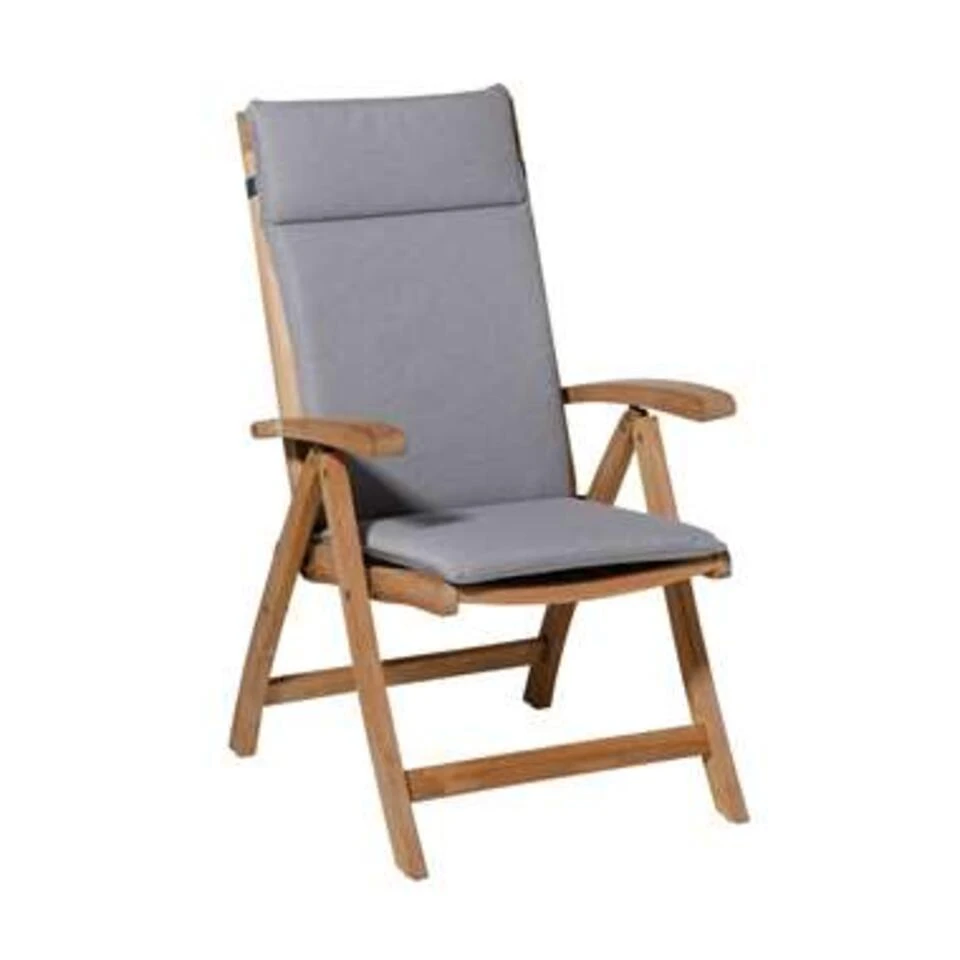 Madison Tuinstoelkussen Hoge Rug Outdoor Manchester Licht Grijs 4 Madison Tuinstoelkussen Hoge Rug Outdoor Manchester Licht Grijs - Afbeelding 2