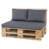 Madison Palletkussenset Lounge Grijs - 3 Delig -Madison 1888537162