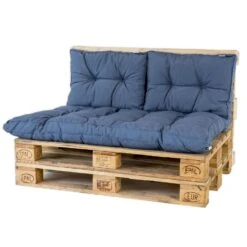 Madison Palletkussenset Florance Safier Blauw - 3 Delig -Madison 1925851532 0101