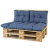 Madison Palletkussenset Florance Safier Blauw - 3 Delig