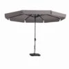 Madison Syros Luxe Parasol 350 Cm Rond Taupe -Madison 2659af6815504d4bb01bc5fdd7b46ea7