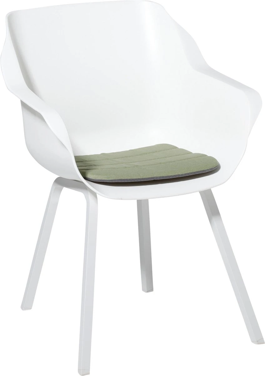 Madison Stoelkussen Panama 40x40 Cm Saliegroen 5 Madison Stoelkussen Panama 40x40 Cm Saliegroen - Afbeelding 3