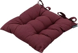 Madison zitkussen Panama rood 46 x 46 x 6 cm 3 Madison zitkussen Panama rood 46 x 46 x 6 cm