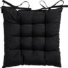 Madison Zitkussen Panama Toscane Zwart 46 X 46 X 6 Cm