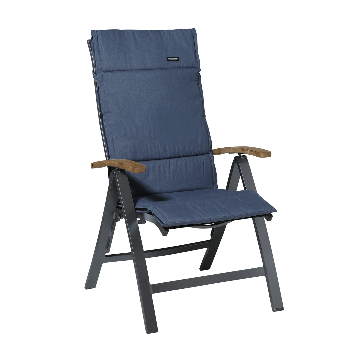 Madison Panama Saffier Blue Kussen Fiber De Luxe 4 Madison Panama Saffier Blue Kussen Fiber De Luxe - Afbeelding 2